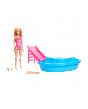 Mattel Barbie pool with doll