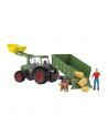 Schleich Farm World tractor with trailer, toy vehicle - nr 15