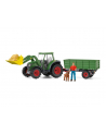 Schleich Farm World tractor with trailer, toy vehicle - nr 23