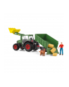 Schleich Farm World tractor with trailer, toy vehicle - nr 8