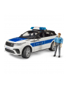 bruder bczerwonyher Range Rover Velar police vehicle with police officer, model vehicle (including light + sound module) - nr 6