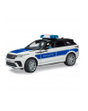 bruder bczerwonyher Range Rover Velar police vehicle with police officer, model vehicle (including light + sound module) - nr 8