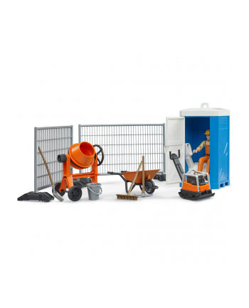 bruder bczerwonyher bworld construction site set, backdrop