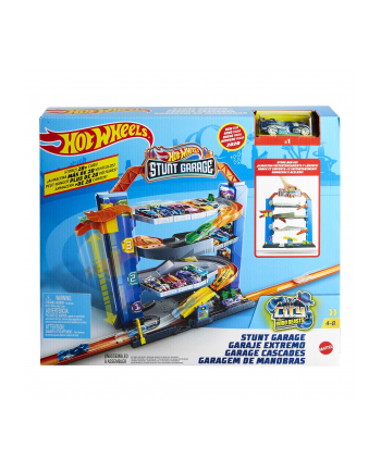 Hot Wheels City Stunt Garage Playset, Play Building