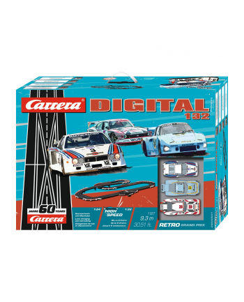 Carrera DIGITAL 132 Retro Grand Prix, racetrack ((60 years edition))