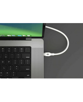 Hyper HyperJuice 240W Silicone USB-C/USB-C 1m biały (HJ4001WHGL)