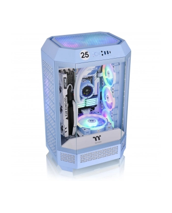 Thermaltake The Tower 300, tower case (light blue, tempered glass) nr 2