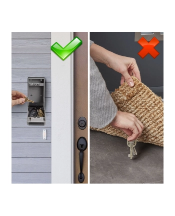 master lock Kasetka na klucze z zamkiem szyfrowym do stałego montażu na ścianie nr 1