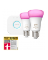 PHILIPS HUE White and color ambiance Zestaw startowy 2 szt. E27 1100lm (929002468810) - nr 13