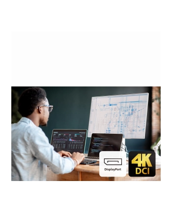 2-portowy przełącznik dokujący KVM USB-C DisplayPort 4K z Power Pass-through US3311 US3311-AT nr 2
