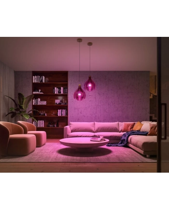 PHILIPS HUE White and color ambiance Zestaw startowy 2 szt. E27 1100lm (929002468810) nr 2