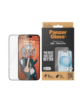 Panzerglass Ultra-Wide Fit Do Iphone 15 Plus nr 1