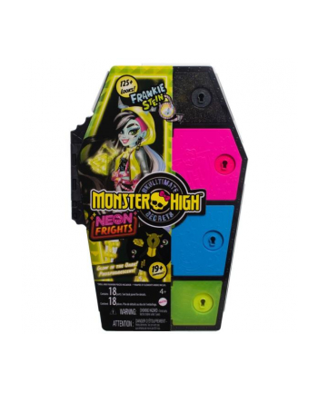 mattel MONSTER HIGH lalka Frankie Stein S3 neon HNF79 /4