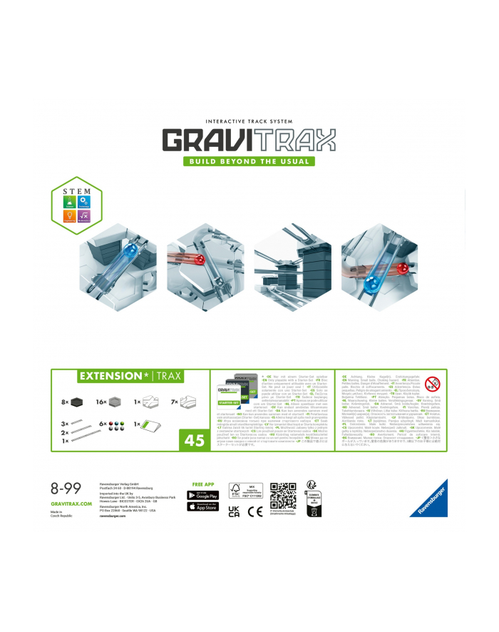 ravensburger RAV Gravitrax zestaw uzupełniający 22414 główny