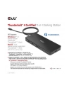 Club 3D HUB USB Club3D Thunderbolt4 11-in-1 HUB (CSV1581) - nr 47