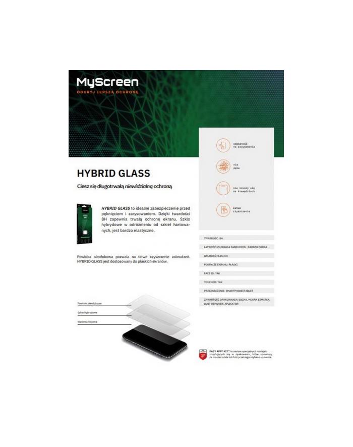 myscreenpczerwonyector Szkło hybrydowe HybridGlass Samsung A54 5G A546 /A545 główny