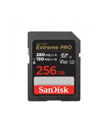 SANDISK SDSDXEP-256G-GN4IN KARTA SANDISK EXTREME PRO SDXC 256GB - 280/150 MB/s V60 UHS-II