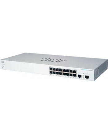 Cisco switch CBS220-16T-2G, 16xGbE RJ45, 2xSFP (CBS22016T2GEURF)- produkt REFRESH