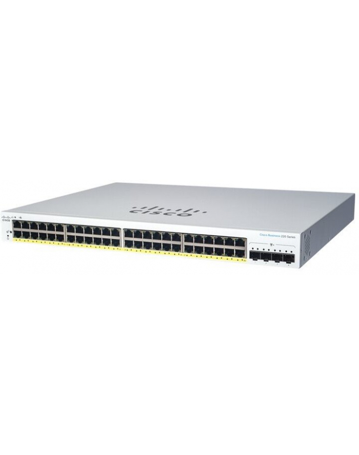 Cisco switch CBS220-48T-4G, 48xGbE RJ45, 4xSFP (CBS22048T4GEURF) główny