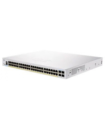 Cisco switch CBS250-48P-4G, 48xGbE RJ45, 4xSFP, PoE+, 370W (CBS25048P4GEURF)