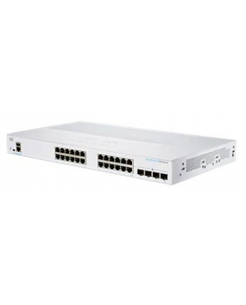 Cisco switch CBS350-24T-4G-UK, 24xGbE RJ45, 4xSFP, fanless (CBS35024T4GUKRF)