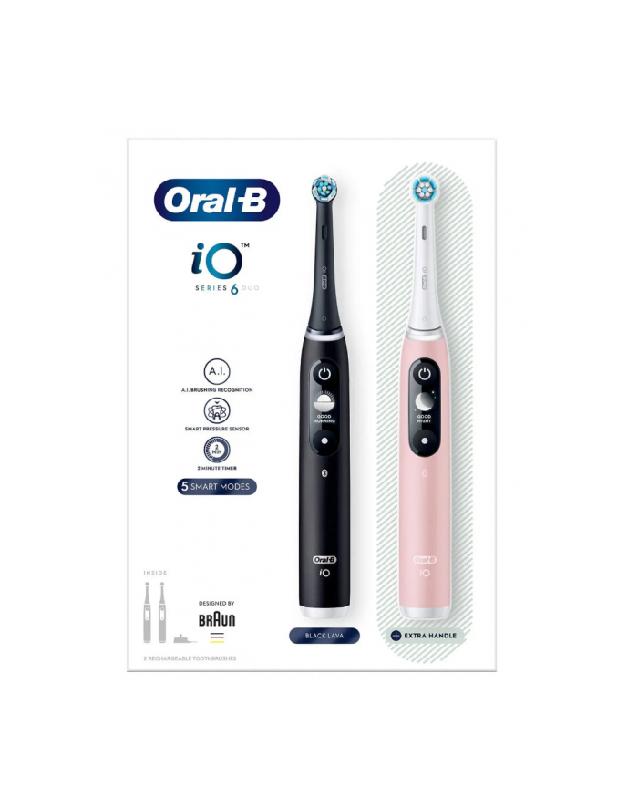 Oral-B iO Series 6 Duo Black/Pink główny