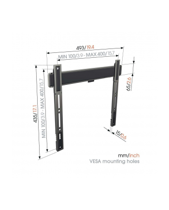 Vogels TVM 5405 płaski uchwyt do telewizora (32''-77'') | SALON WARSZAWA | Raty | Leasing | Negocjuj na www lub tel.: 502 451 915 | Ponad 100 marek w e-