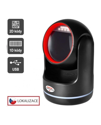 Virtuos Czytnik Ccd 2D Ht-861A, Stacjonarny, Usb, Czarny nr 1