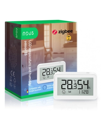 Nous E6 Czujnik temperatury i wilgotności LCD nr 1