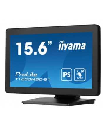 iiyama Monitor 15.6 cala ProLite T1633MSC-B1 poj.10pkt,IP54,IPS,USB nr 2