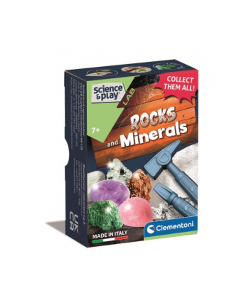 Clementoni Naukowa zabawa Minerały i skały 75095