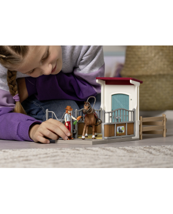 Schleich 42710 Boks dla konia Hannah 'amp; Cayenne nr 1