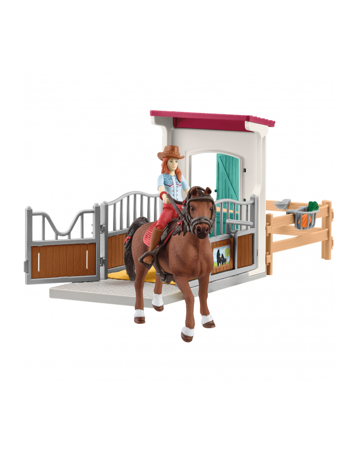 Schleich 42710 Boks dla konia Hannah 'amp; Cayenne główny