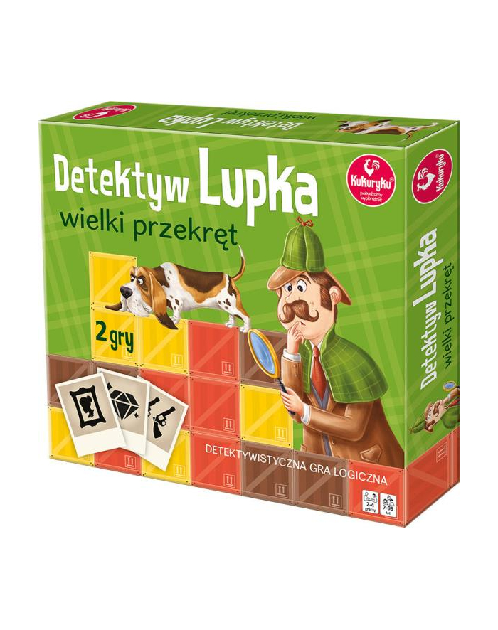 Detektyw Lupka - Wielki przekręt gra planszowa KUKURYKU główny