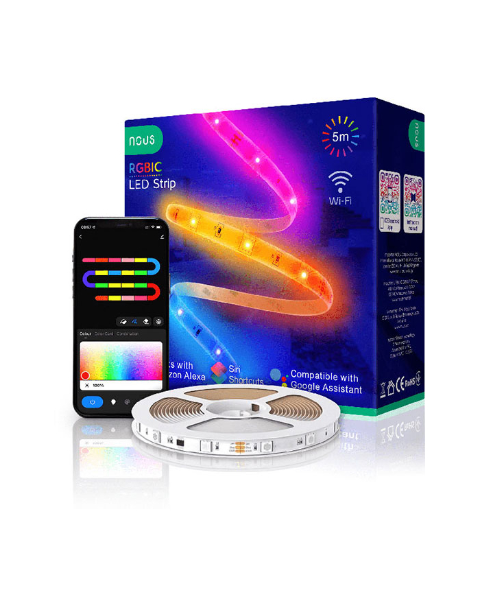 NOUS Inteligentna taśma Smart RGBIC WIFI LED Strip F4 główny