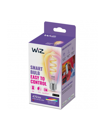 WiZ Żarówka filament ST64 6,3 W (40 W), kolorowe światło (929003267301)