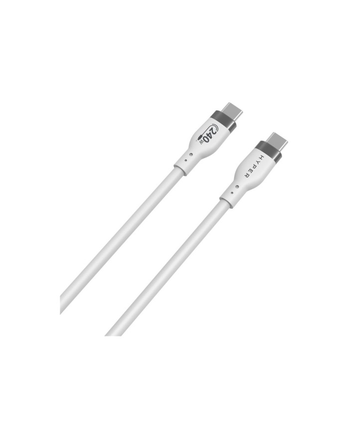 hyperdrive Kabel Hyper Juice 240W Silicone USB-C to USB-C Cable 1m White główny
