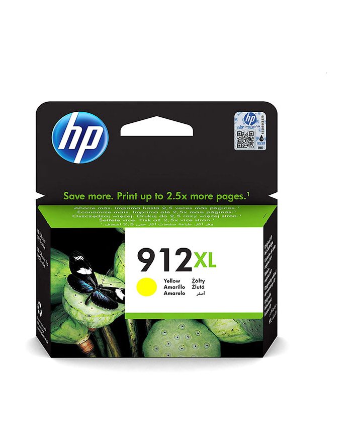Hp Oryginalny Wkład Atramentowy 912XL 9,9ml Żółty główny