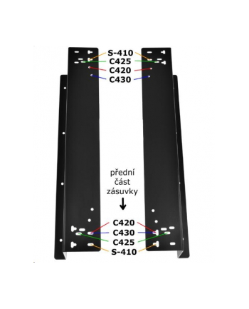 Virtuos Uchwyt Szufladowy C420 / C425 C430 S-410, Czarny