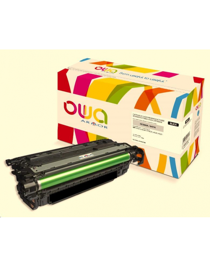 Owa Armor  Armor - black -  cartridge - for HP Color LaserJet Enterprise CP4025dn, CP4025n, CP4525dn, CP4525n, CP4525xh (K15387OW) główny