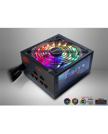 Inter-Tech Argus RGB-750W CM II moduł zasilaczy 20+4 pin ATX ATX Czarny