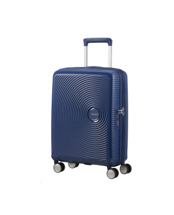 American Tourister Soundbox Spinner 67 EXP średnia walizka z poszerzeniem - Midnight Navy