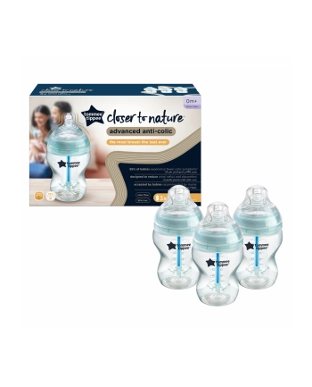 tm toys TOMMEE TIPPEE Zestaw 3 butelek 260 ml AAC TTP 422746 nr 2