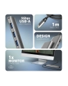axagon HMC-5H Wieloportowy hub USB-C 3.2 Gen 1, 3x USB-A, 4K HDMI, PD 100W, 100cm USB-C kabel - nr 25