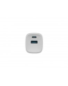 natec Ładowarka sieciowa Ribera GAN 1X USB-A + 1X USB-C 30W Biała - nr 14