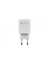 natec Ładowarka sieciowa Ribera GAN 1X USB-A + 1X USB-C 30W Biała - nr 17