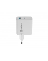 natec Ładowarka sieciowa Ribera GAN 1X USB-A + 1X USB-C 45W Biała - nr 6