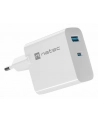 natec Ładowarka sieciowa RIBERA GAN 1X USB-A + 1X USB-C 65W Biała - nr 10