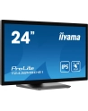 iiyama Monitor 24 cale T2438MSC-B1 IPS,FHD,DP,HDMI,2x2W,2xUSB,600(cd/m2),   10pkt.7H,IP1X(FRONT),PION/POZIOM - nr 14
