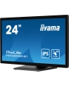 iiyama Monitor 24 cale T2438MSC-B1 IPS,FHD,DP,HDMI,2x2W,2xUSB,600(cd/m2),   10pkt.7H,IP1X(FRONT),PION/POZIOM - nr 33
